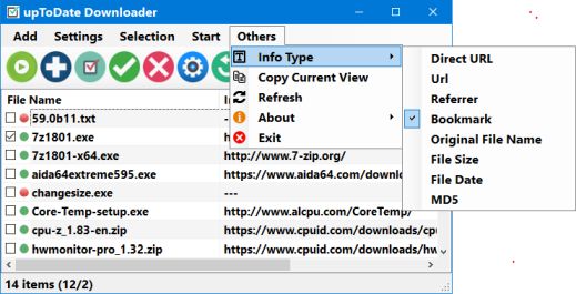 uptodate downloader others